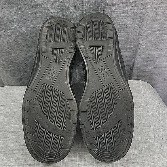 SAS Men's Cruise On Black leather slip-on loafers comfort shoes Men's SZ 11M